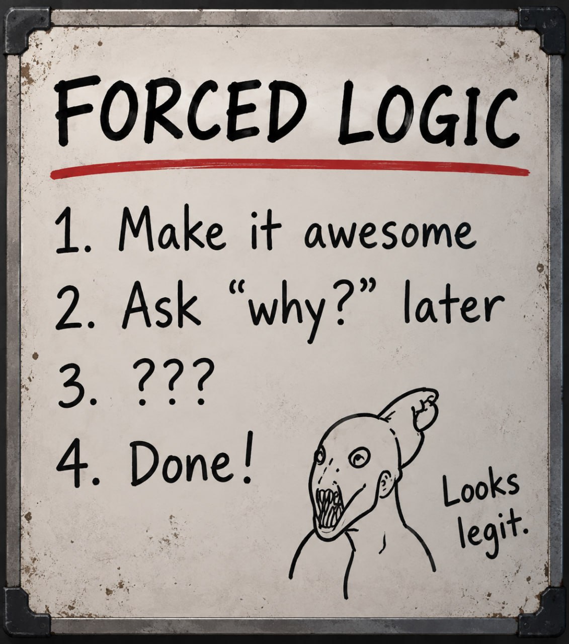 Иллюстрация к факту Forced logic